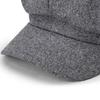 British Style Wide Brim Woolen Beret Hat Retro Artist Painter Newsboy Octagonal Cap Fashion Accessories