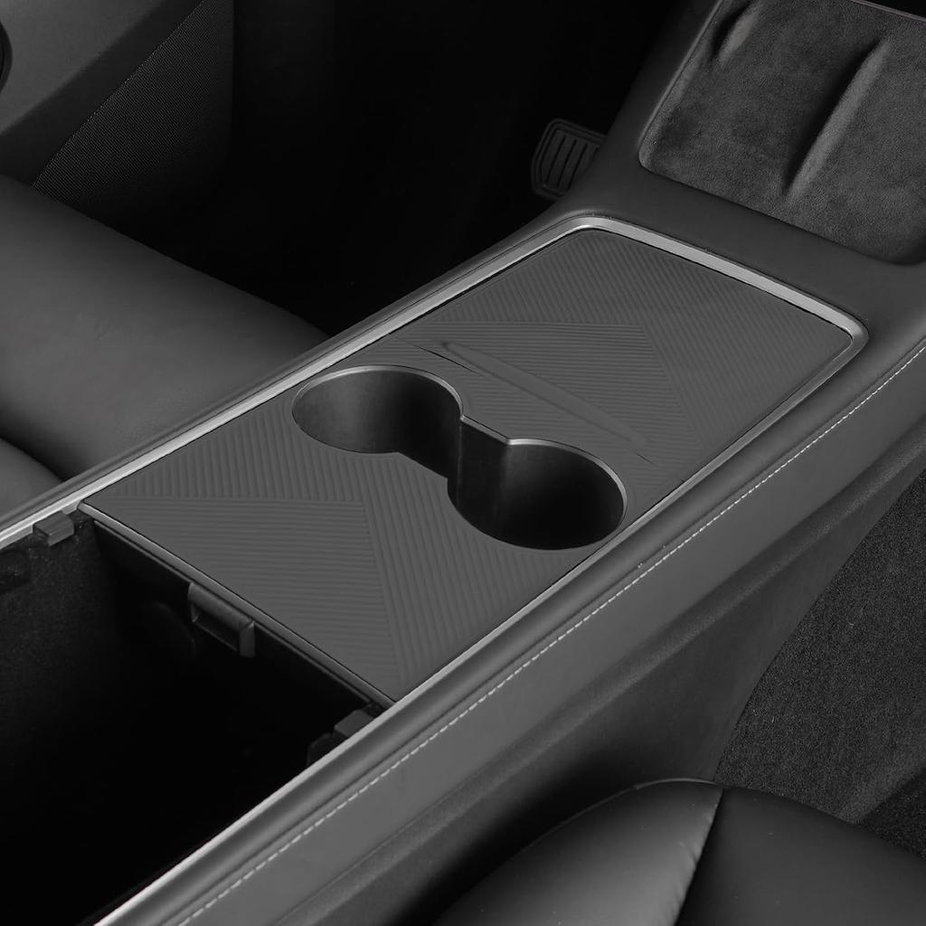 Center Console Silicone Wrap Kit for Tesla Model 3 2024-2025 / Model Y 2025, Tesla Center Console electrostatic adsorption Cover for Model 3/Y