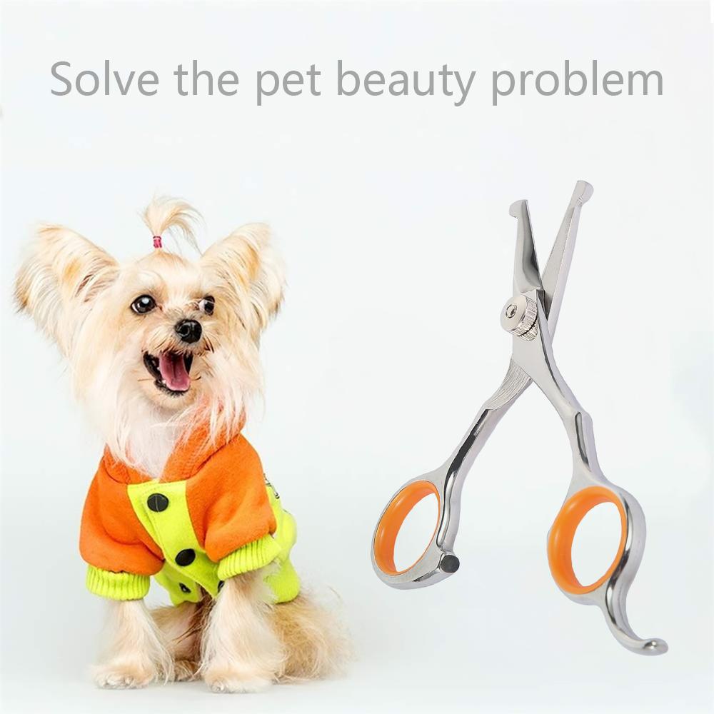 Cat Dog Hair Scissors Professional Pet Hair Cutting Tools Stainless Steel Durable Safety Rounded Tips Pets Grooming Supplies