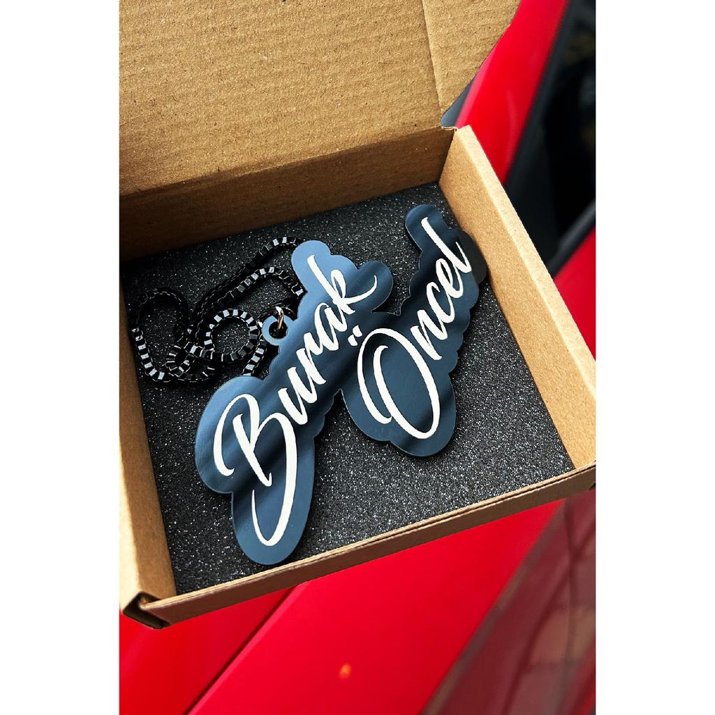 Hand Written Personalized Plexiglass Mirror Ornament