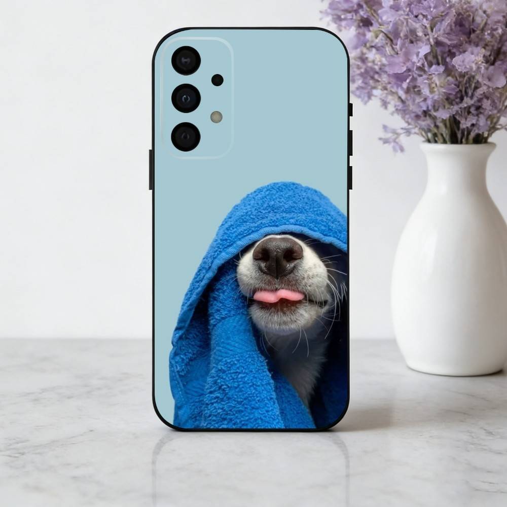 F-Funny A-Animal D-Dog-G  Phone Case For Samsung Galaxy A73,A72,A71,A70,A53,A52,A51,Soft Silicone Black Cover