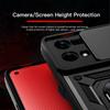 KEYSION Shockproof Case for OPPO Reno 7 4G 7Z 5G 7 Pro Push Pull Camera Protection Ring Stand Phone Back Cover for OPPO F21 Pro 4G 5G