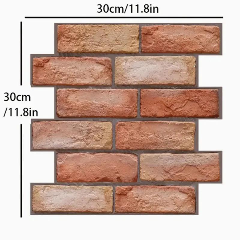 

Преобразите свой дом с помощью 10 шт. декоративных 3D стеновых панелей - самоклеящиеся, водонепроницаемые и влагостойкие обои для гостиной