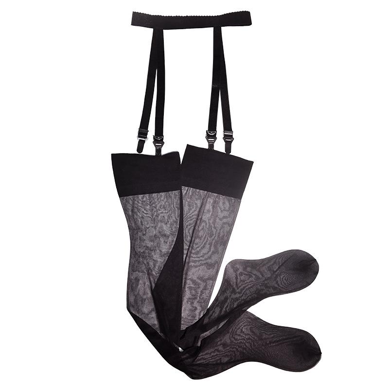 Little Matchmaker Ribbon Garter Adjustable Size Belt Stockings Long Tube Socks Accessories Suspender Sock Buckle Metal Clip Buck