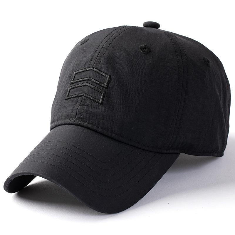 Neue Große Größe Schnelltrocknende Baseballkappe Übergröße Atmungsaktiv Weiches Oberteil Verstellbarer Snapback Mode Unisex Sport Laufen Kappen 56-59CM