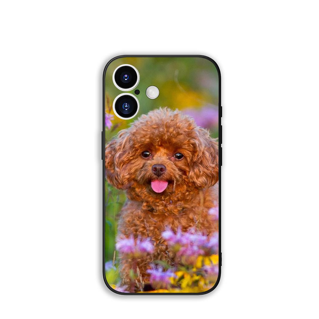 Funda Coque Cover for Samsung Galaxy A55 A56 A25 A36 A54 S8 S9 S21 S20 FE A53 A13 A12 A14 A33 A70 A71 A51 A21S Case Poodle Dog