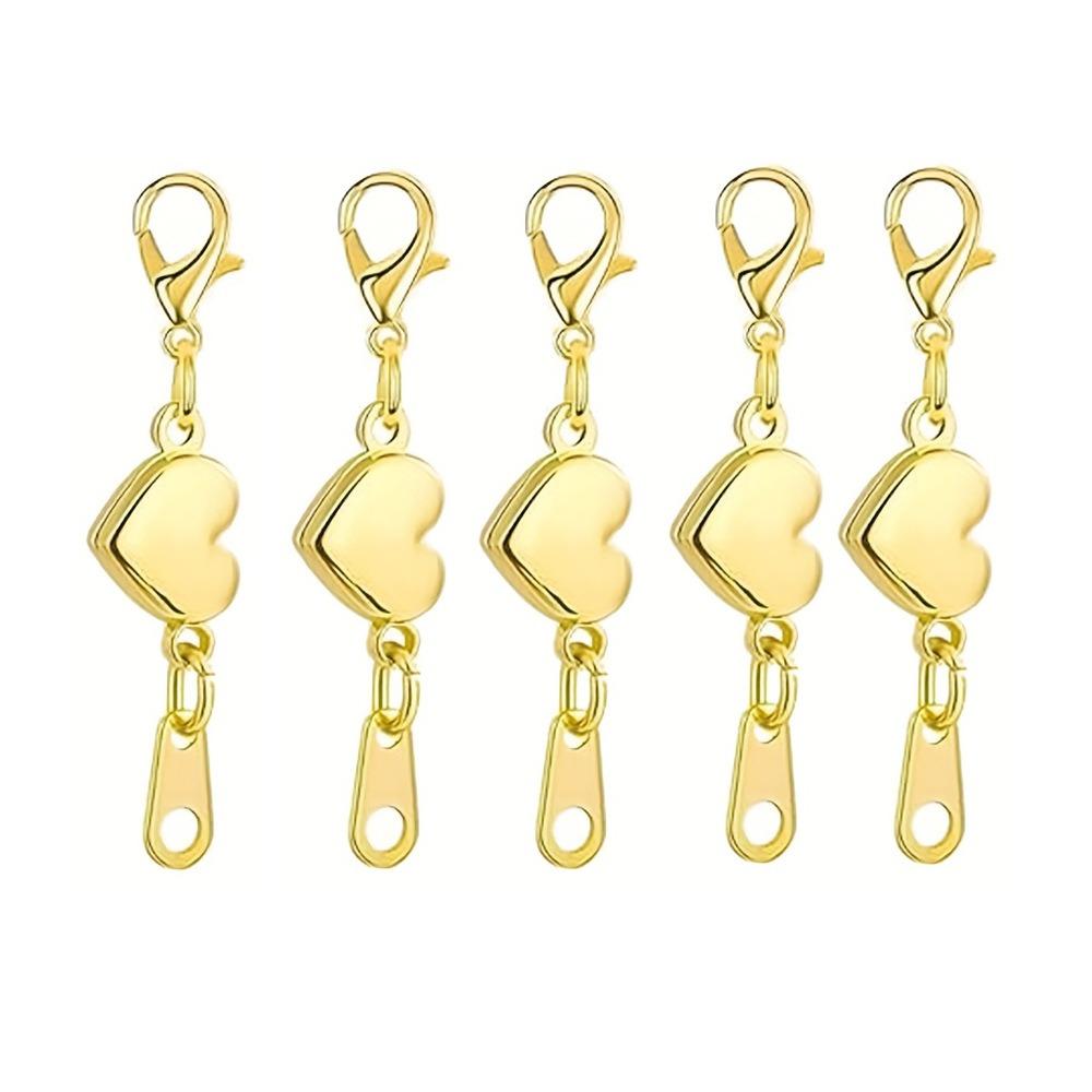 5pcs Portable Alloy Jewelry Clasps Delicate Rust-proof Bracelets Clasps Universal Jewelry Findings DIY Crafts