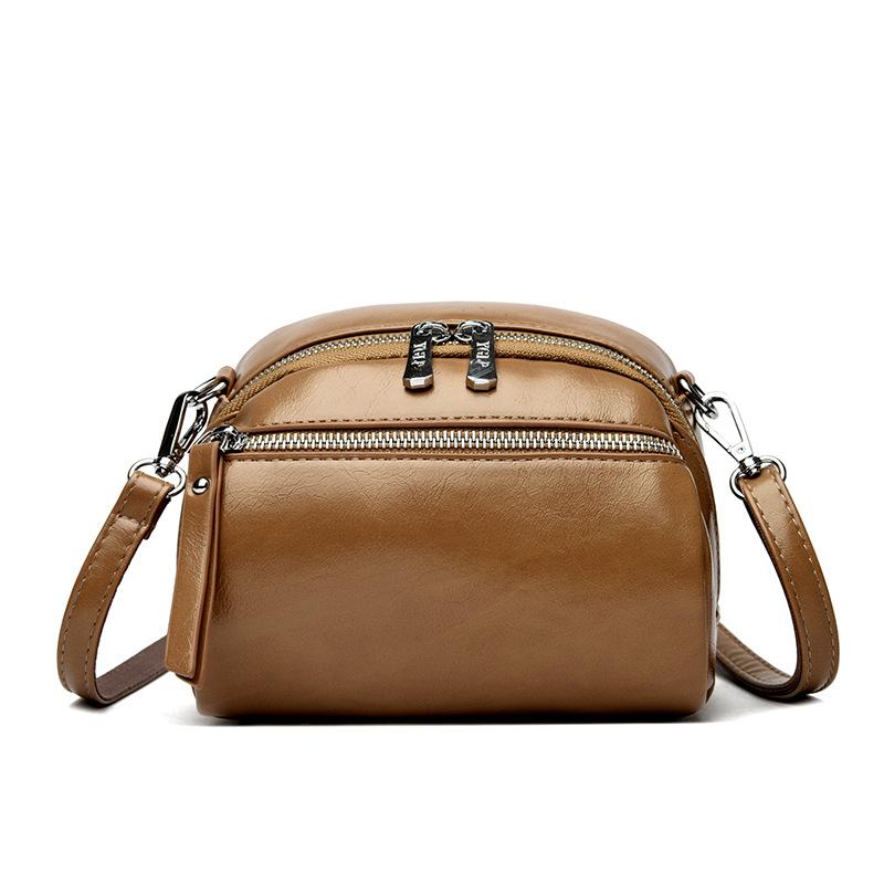 Geantă Simplă de Umăr cu Capacitate Mare, Stil Urban, din Piele Moale de Primăvară, Geantă Crossbody