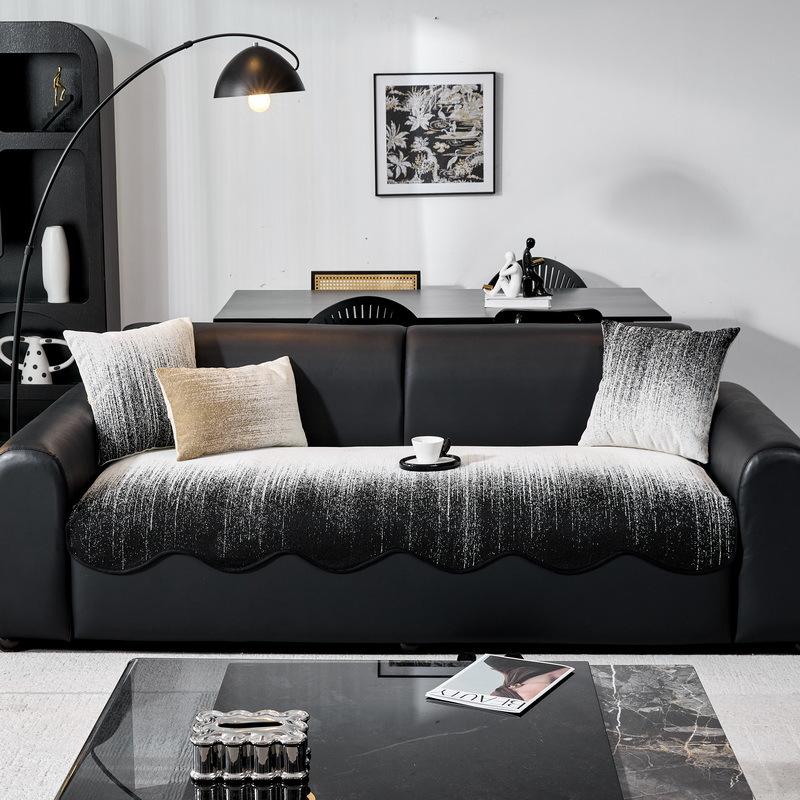 Leichter Luxus, Moderne Schlichtheit, Hochwertiges Gefühl, Rutschfestes Sofakissen, Universelle Sofabezüge für alle Jahreszeiten, Speziell geformtes neues Überwurfhandtuch