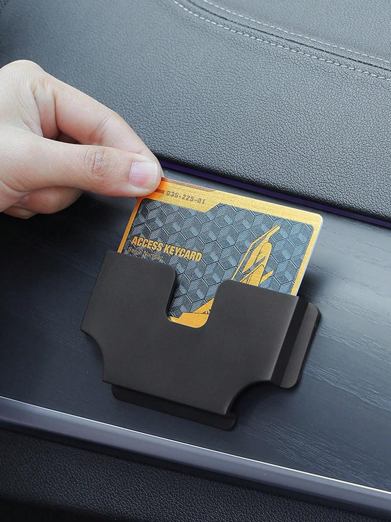 Universal Car Card Organizer, Multi-Functional Sun Visor Card Holder, Storage for ETC & Parking Cards, Car Interior Accessory