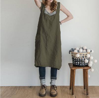 Cafenele Sorțuri Bucătărie pentru gătit Coace Restaurant Rochie de femeie simplă cu fustă Plus Size