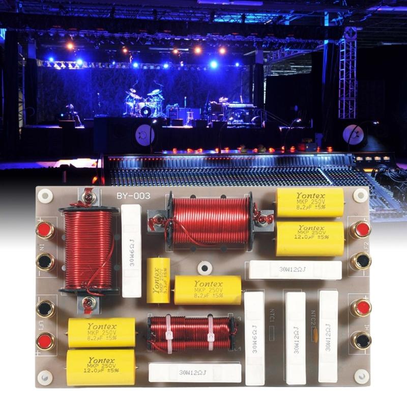 3/2Way Speakers Crossover, 800W Power Frequency Divider for Enhances Outdoor Stage Quality Sound Playback