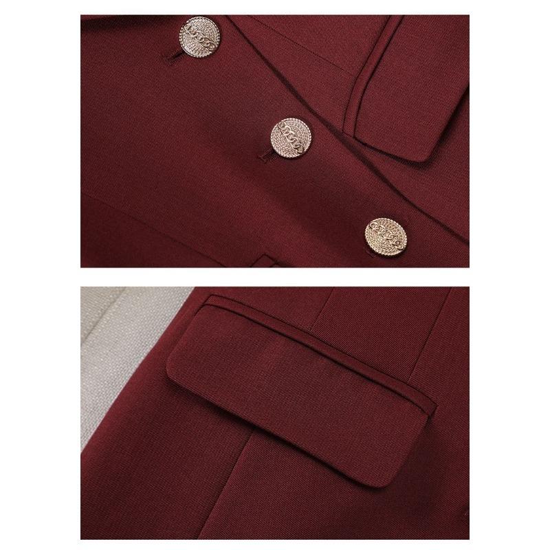 Elegant Women Black Suit Jacket Spring Autumn Professional Office Wear Stylish Slim Fit Design Trendy Blazer