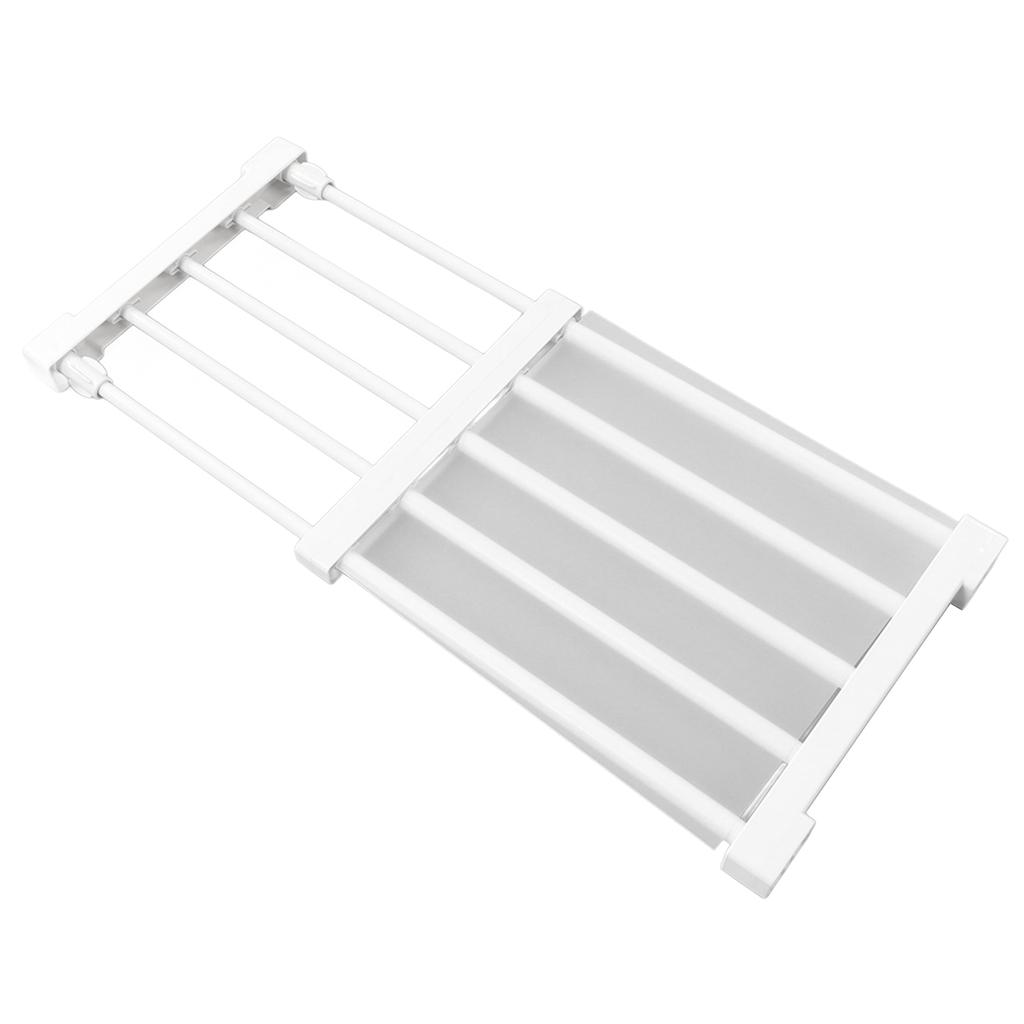 Schrank-Spannregal, erweiterbares, nagelfreies Schrankteiler-Aufbewahrungsregal für Kleiderschrank