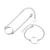 5 Stück Edelstahl Cabochon Armband Basis Passend für 12-20mm Runde Leere Fassung für Schmuckherstellung DIY Armbänder Zubehör