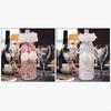 KX4B Pack of 5pcs Sequins Wine Bottle Toppers Gift Bags for Party Festival Decoration
