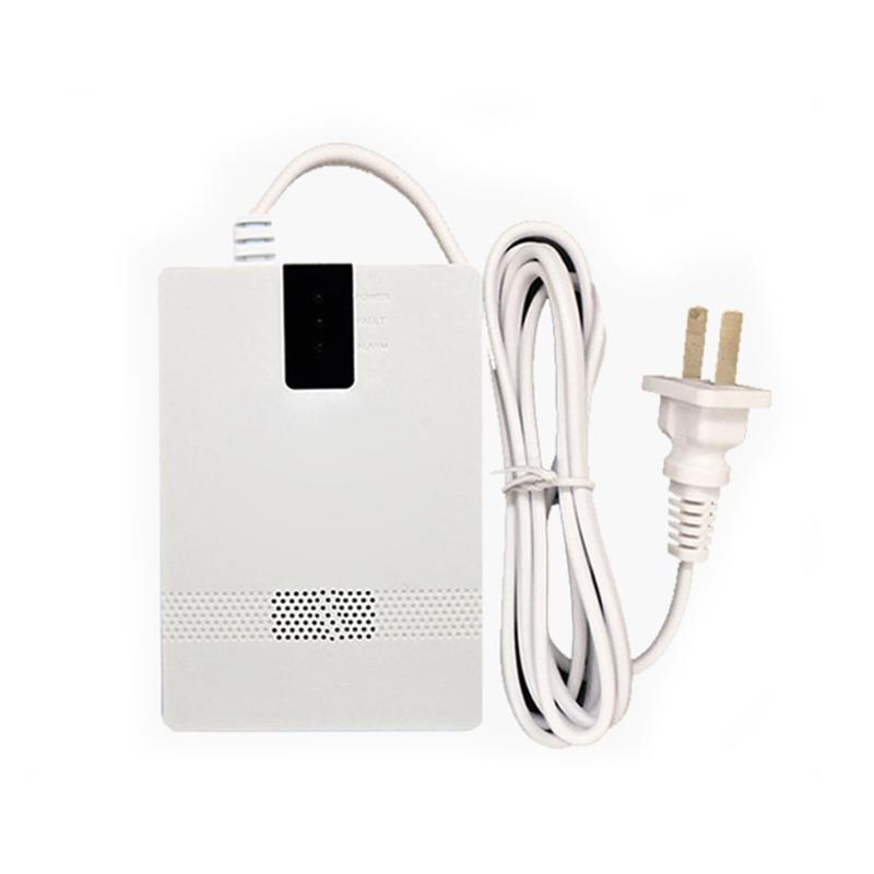 Natural Gas Leakage Sensor LPG Methane Leak Alarm Detector with Solenoid for Valve DN15 DN20 Auto Shut Off Gas Cylinder