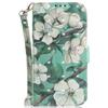 For Samsung Galaxy S25+ Case Pattern Printing Leather Wallet Phone Cover with Wrist Strap