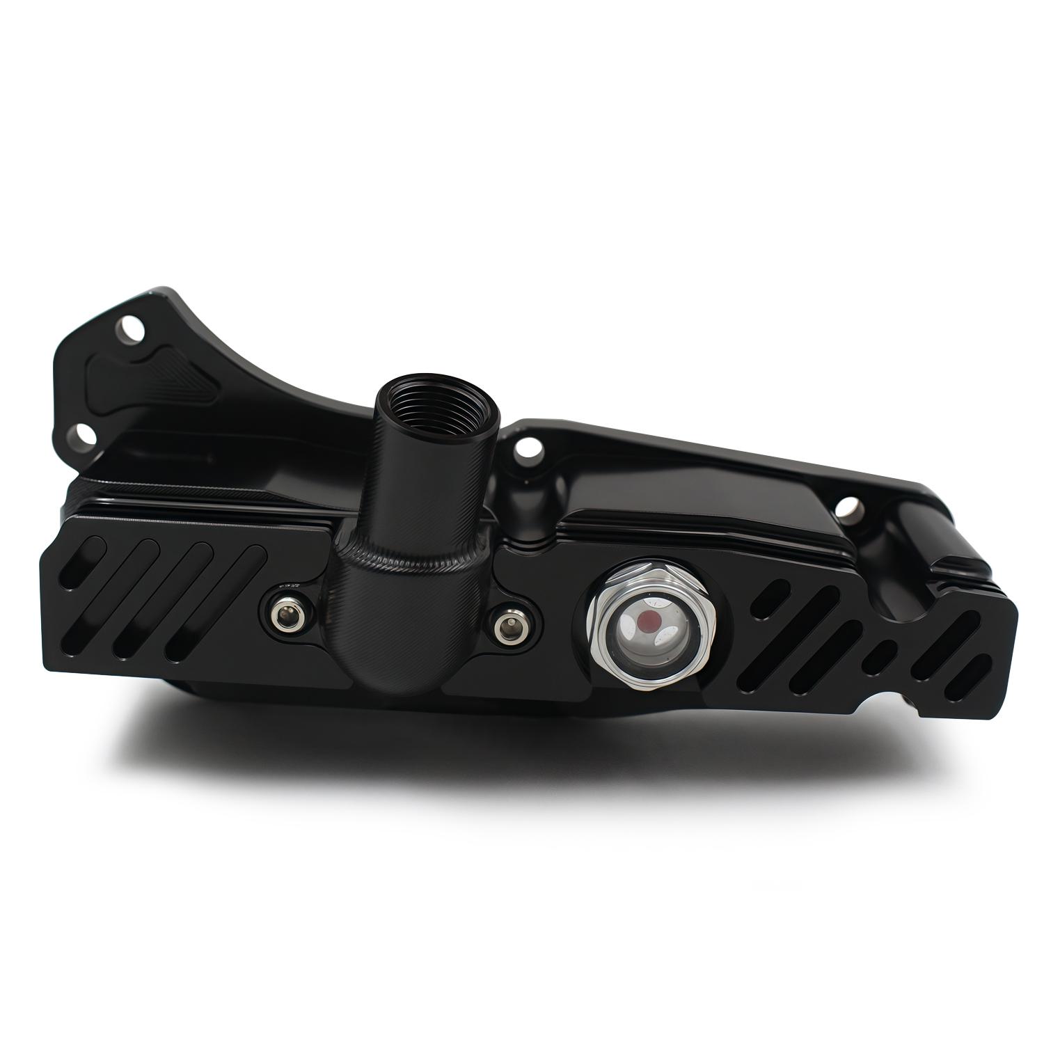 

Motorcycle Modified Oil Pan Aluminum Clear Visible Oils Bottom Potn For Vespa GTS GTV S200 250 300 2006-2018