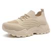 Label 2025 new foreign trade women's shoes soft sole comfortable casual fashion sports shoes breathable fly woven mesh shoes