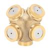 5PCS 4 Hole Misting Spray Nozzle Lawn Sprinkler Nozzle  Fruit Tree Irrigation
