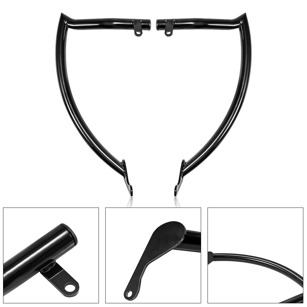 

Motorcycle Accessories Highway Bumper Engine Guard Crash Bars Protector Black/Chrome For Harley Sportster S RH1250S 2021-2022