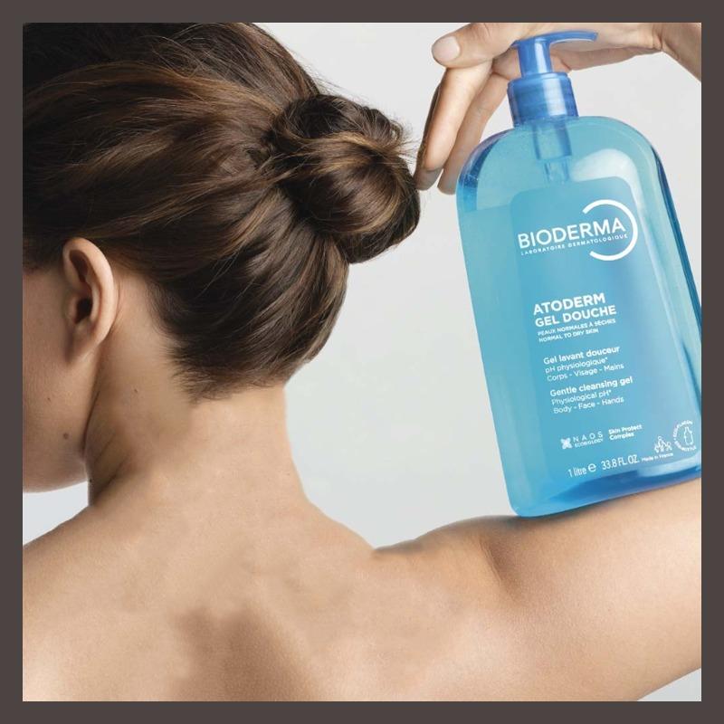 Bioderma Jemný sprchový gel Čisticí hydratační mýdlo Jemný, vyživující a zklidňující mycí prostředek na tělo