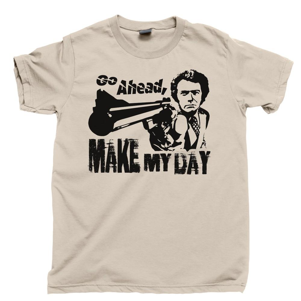 

MAKE MY DAY T Shirt Dirty Harry Clint Eastwood Movie Tee DVD Blu Ray Collection 3XL