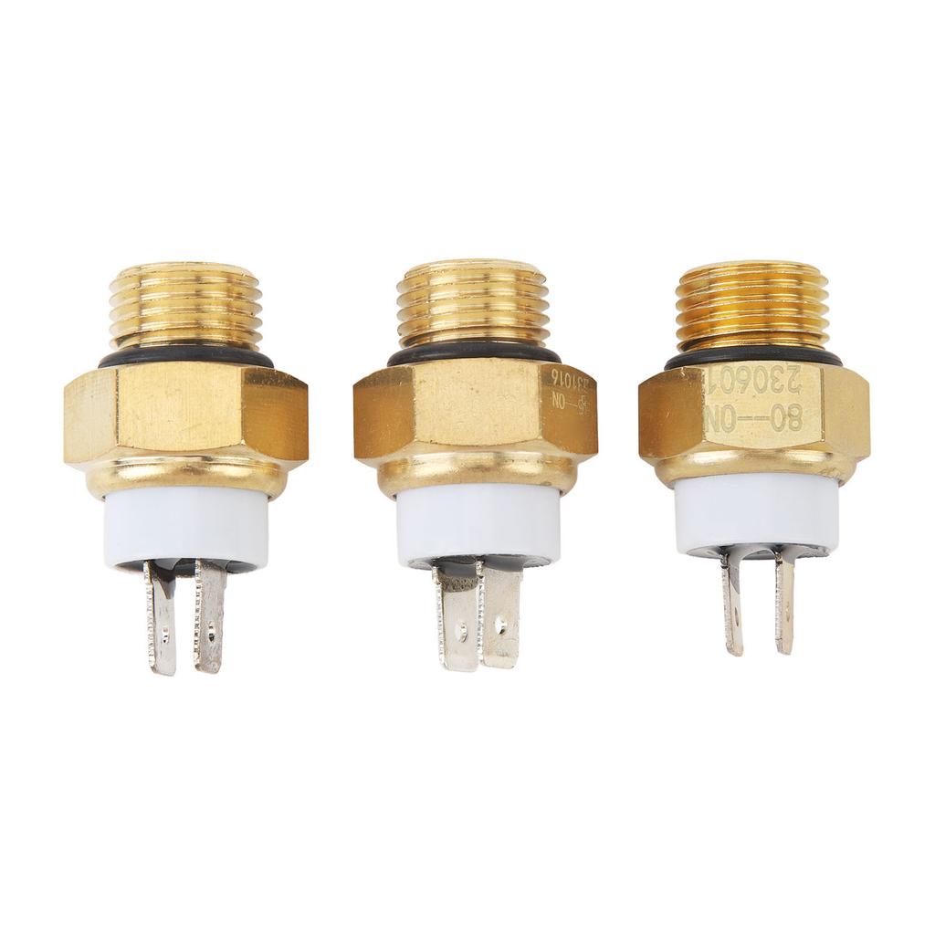 3pcs Engine Radiator Coolant Fan Temperature Sensor Switch M16x1.5MM Water Temp Switch for CB250 CB600 CBR600 CB900