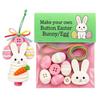 DIY Button Easter Ornament,Rabbit/Carrot/Eggs Button Pendants Easter Button Crafts Making,Holiday Hanging Decors Gift