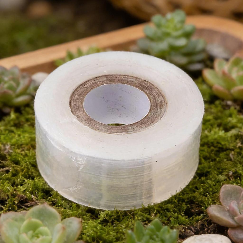 2 Roll Self-adhesive PE Grafting Tape Film Parafilm Nursery Tapes For Plant Support Stretchable Garden Plants Grafting Tools