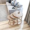 EPeddler Home 3-Set Nesting Table, Metal Leg