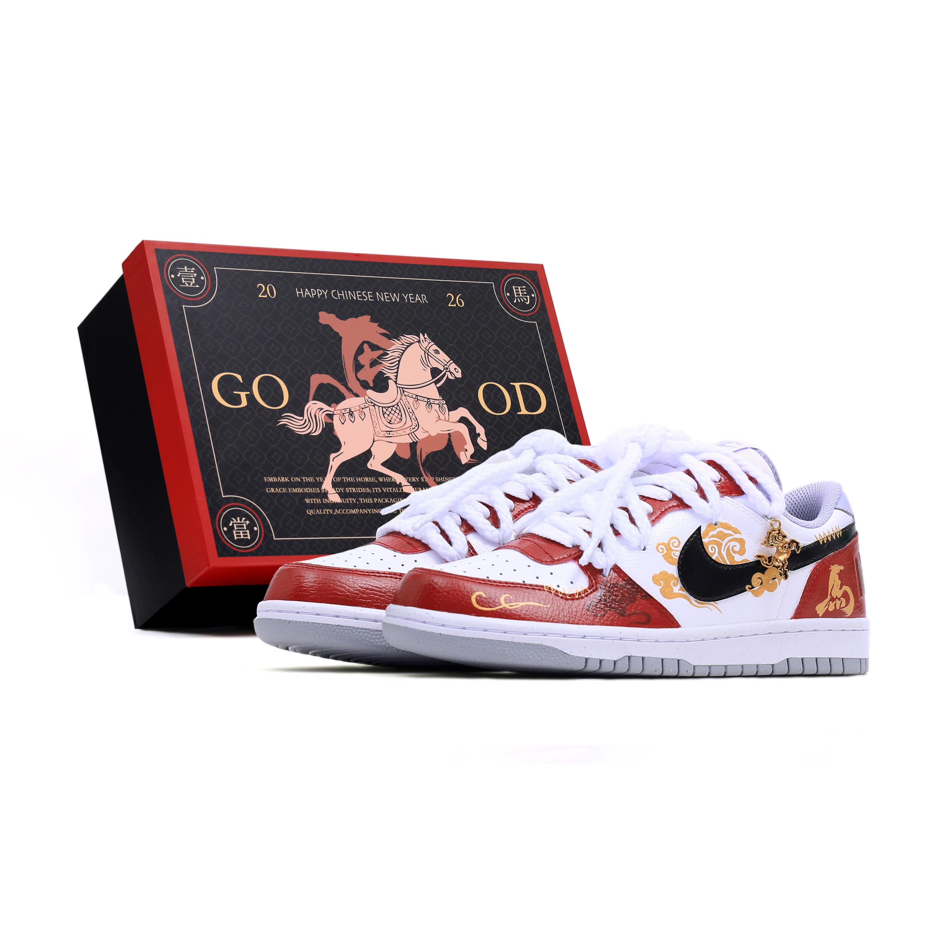 

Nike Big Leather Abrasion Resistant Low top Skateboard Shoes Men s 355152-106(team1579-BOX) 40