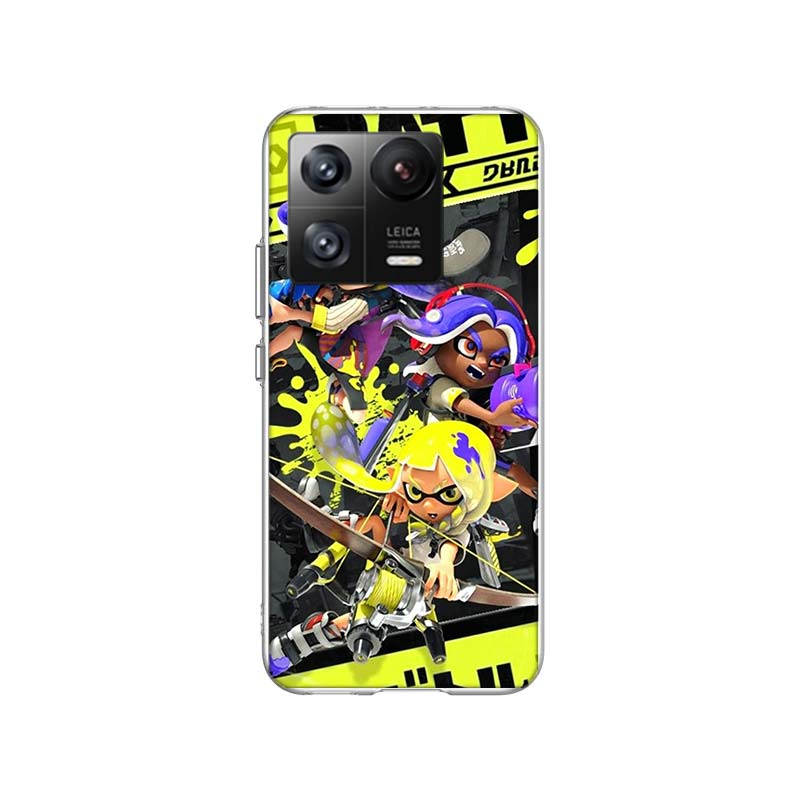 Game S-Splatoons Phone Case For Xiaomi Poco F7 Ultra X7 X6 M8 M7 M6 M4 M3 Pro X4 Mi 15 15T 14 14T 12T 12S 10T Pro 12 11 Lite Cov