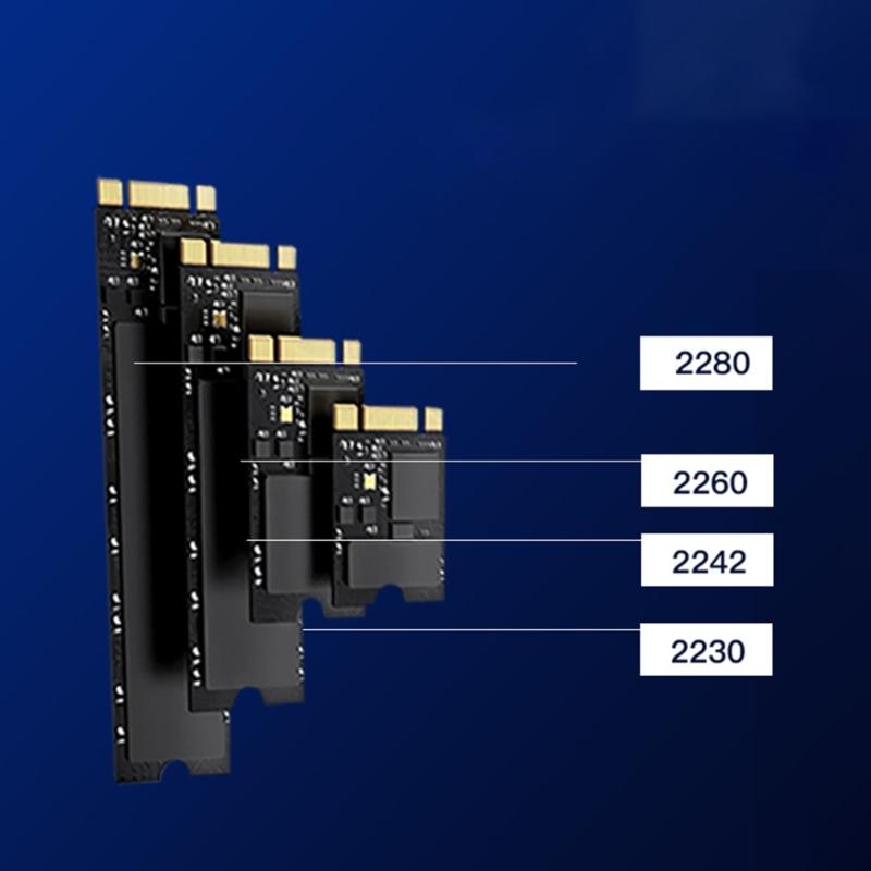 TypeC Docking Station M.2 Two Protocols 4K HDMIcompatible PD100W USB 10Gbps Fast USB Adapter for Laptops Conversion