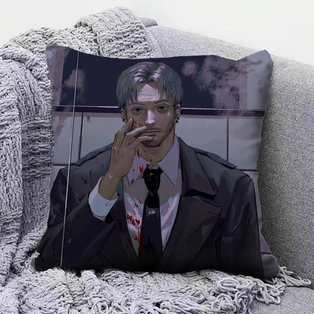 Chainsaw Man Kishibe Pillow Covers Home Sofa Cushion Covers and Aecorative Custom