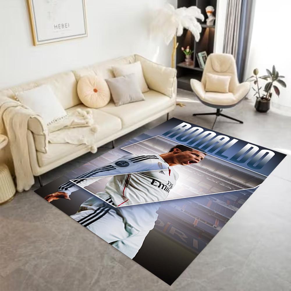 Cr7 Football Legend Floor Rug Office Rug Perfect for Study room Playrooms Game Room Kitchen Antislip Carpet Office home decor