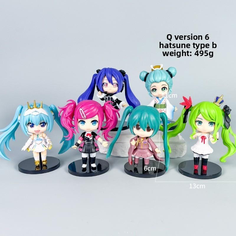 Hatsune Miku Cat Style Falling Posture Anime Fairy Tale Theme Model For Kids And Fans