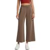Women High Waist Wide Leg Cropped Pants Casual Loose Fit Trousers with Pockets Suitable for Everyday Wear