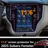 Fits 2024 2025 Subaru Crosstrek 11.6-Inch Screen Protector Tempered Glass Film