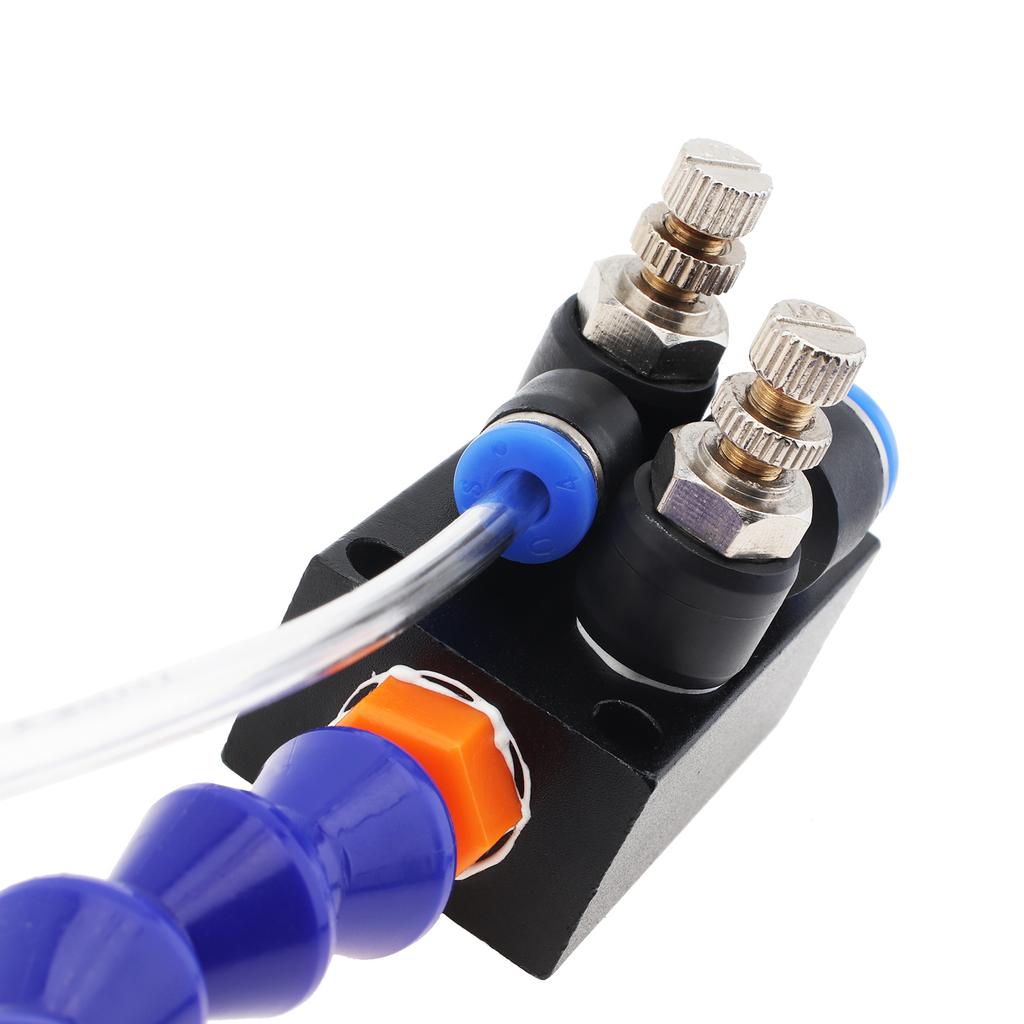 520mm Fully Sealed Mist Coolant Spray System with 4mm Air Tube, Lubrication Cooling Unit for Metal Cutting and Engraving Machines