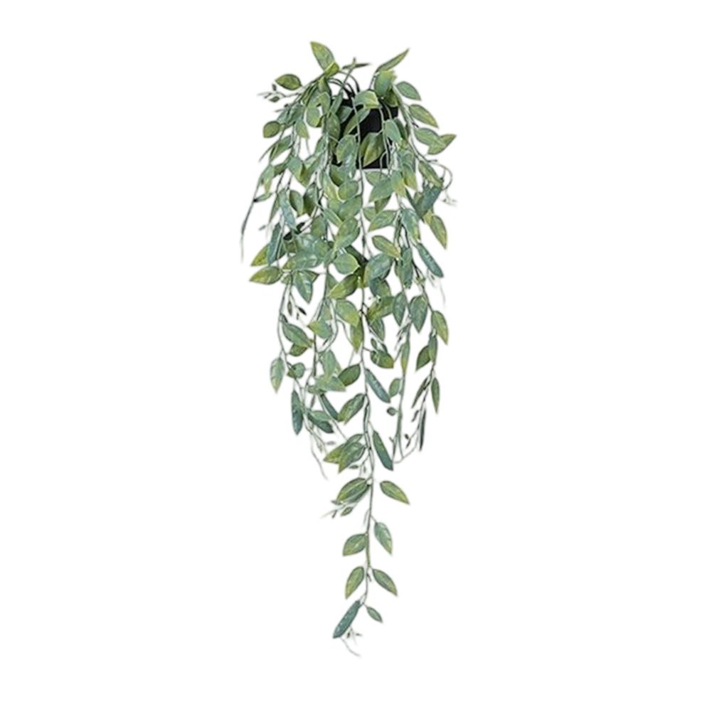 

Indoor Faux Artificial Small Potted Plant with Mandala Leaves Greenery Plant for Home Office Decoration Plastic Material