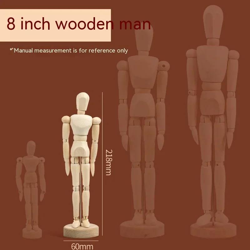 Sketch Drawing Mannequin Model Wooden Hand Model Human Artist Models Flexible Jointed Hand 5.5-12 Inches Tall Movable Limbs