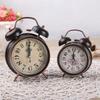 European Retro Double Bell Alarm Clock with Night Light Alarm Clock