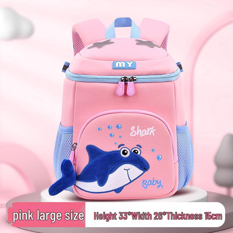 Neoprene Cartoon Whale Anti-Lost Backpack for 4-Year-Olds