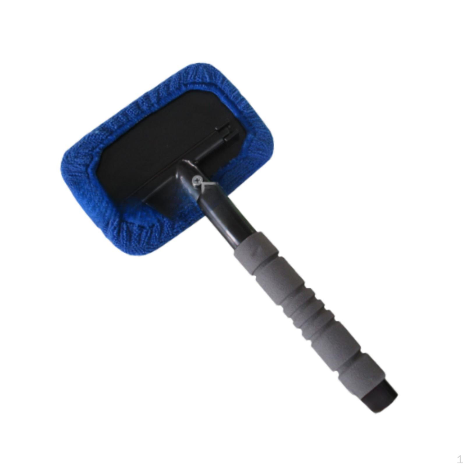 

Інструмент для чищення лобового скла автомобіля. Щітка для миття склоочисника з регульованою довжиною Rectangle Blue