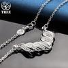 925 Sterling Silver AAA Cyrkon 18-calowy naszyjnik z biżuterią