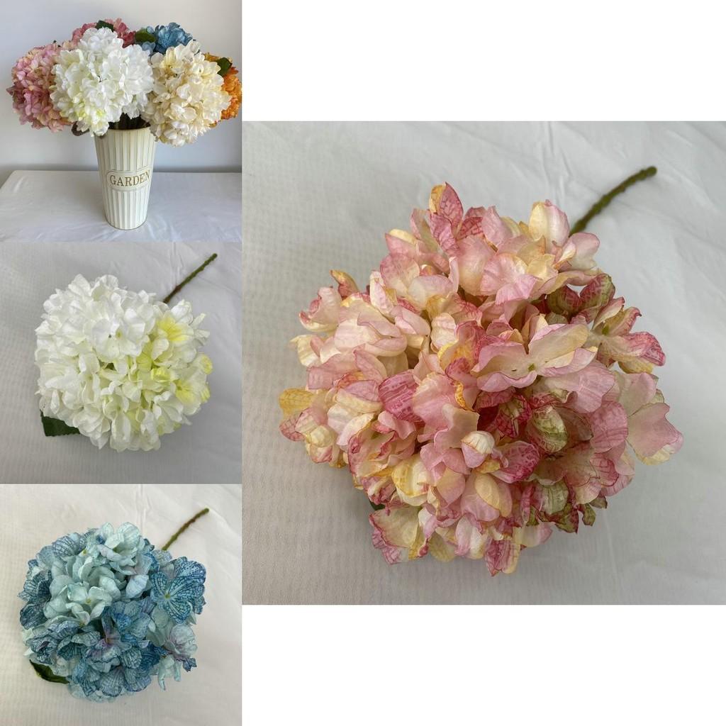 Bangkok Hortensie Kunstblume für europäisches Retro Home Styling
