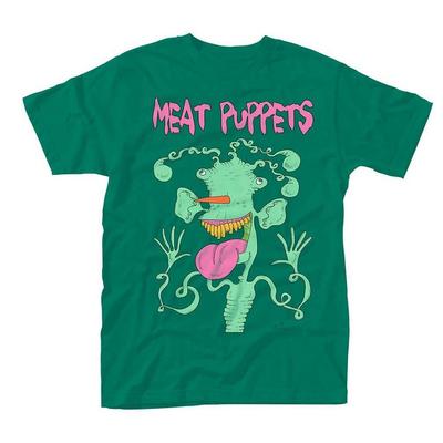 Meat Puppets Monster T-Shirt Kurzarm Baumwolle Flausch Grün Herren S bis 5XL Unisex T-Shirt
