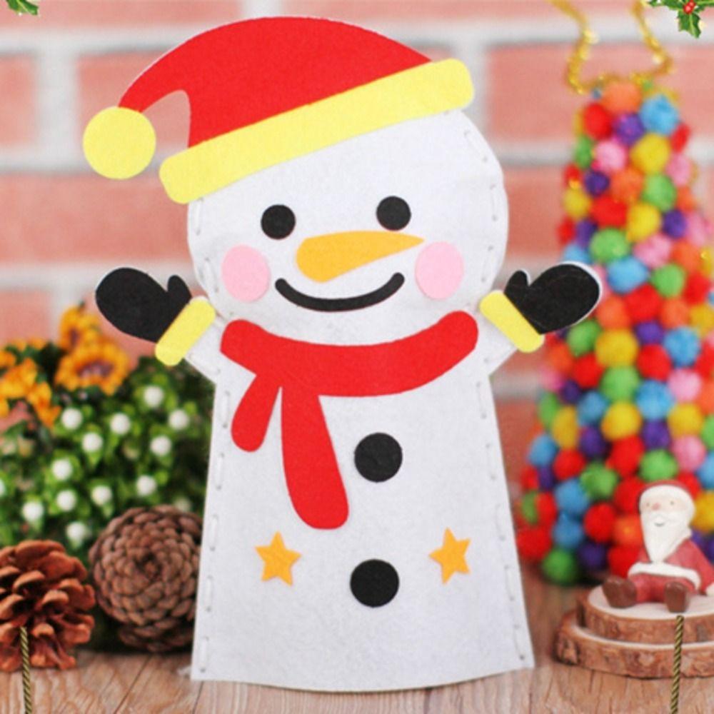 Nylon Kindergarten Teaching Tools Non-woven DIY Crafts Toys Hand Puppets  Parent-child Activities